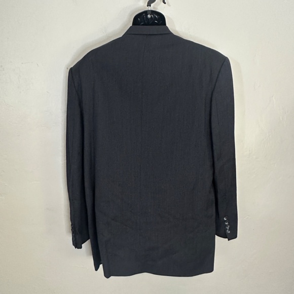 Bob Mackie Full Suit 42R custom Pants 35" waist 30" inseam Gently worn 100% wool - Picture 4 of 8